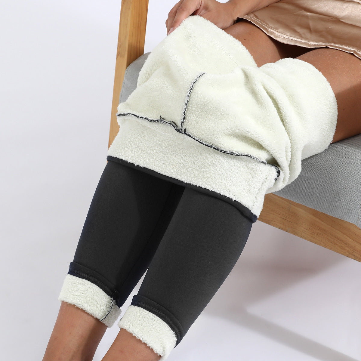 Cozy fashion fleece leggings